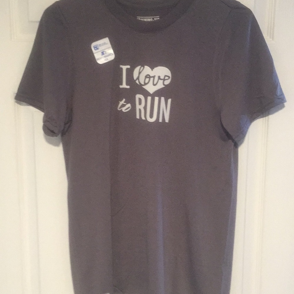 New W/o tags. Says  I love to RUN